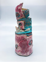pink vase