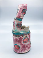 pink vase