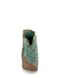 green and pinky vase