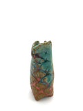 green and pinky vase
