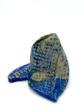 blue and pink pocket